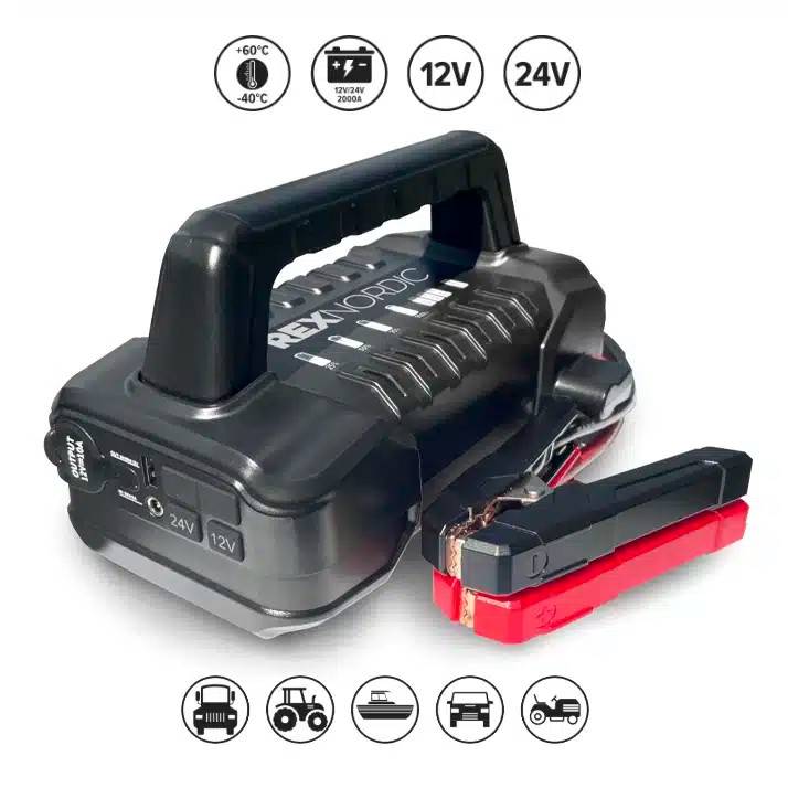 Startbooster 2000 A – 12V-24V