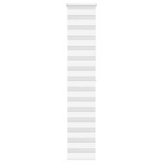 vidaXL zebragardin hvid 40x200 cm stofbredde 35,9 cm polyester