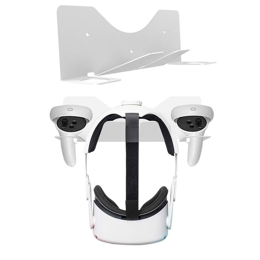 JYS Meta Quest 2 / PS VR2 Väggfäst För Headset & Kontroll Vit