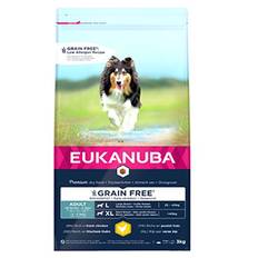 Eukanuba Dog Adult Grain Free Large Breed, Chicken -