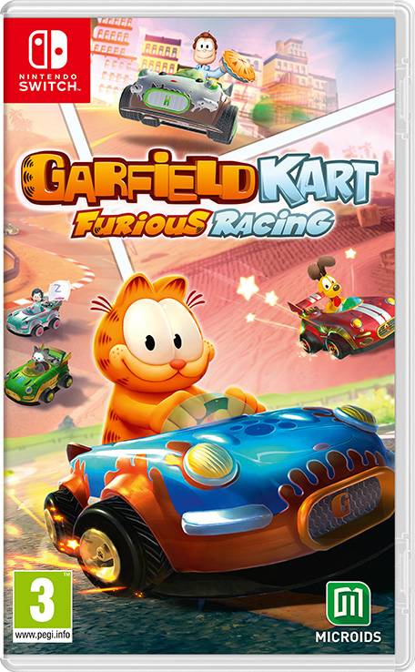 Activision Garfield Kart Furious Racing Standard Tysk, Engelsk, Spansk, Fransk, Italiensk Nintendo Switch