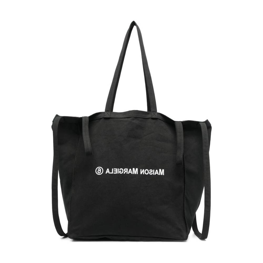 MM6 Maison Margiela Canvas Tote Bag - Tasker - Dame - Sort - ONE SIZE - Bomuld