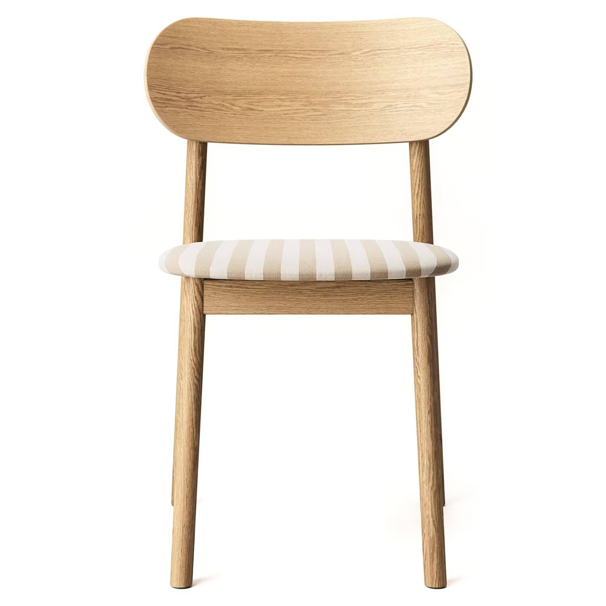 Elephant Matstol Naturlig Ek/Gentle Ribbon - Ek / Mjukt band