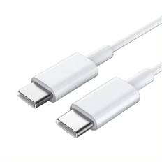 2-pak USB-C til USB-C Kabel 3 Meter – 25W Hurtigoplader til iPhone og Android