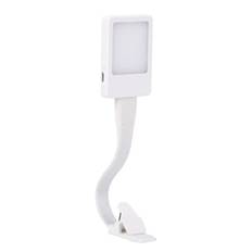 Genopladeligt læselys læselampe Clip On LED Book Light - Hvid White