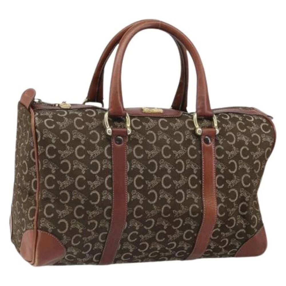 Celine Vintage Pre-owned Vintage Canvas Håndtaske - Vintage - Dame - Brun - ONE SIZE -
