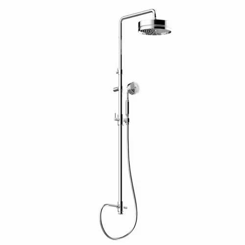 Duschset Calflex Maxima Art Déco med Förlängning 50 cm: Mässing obehandlad polerad