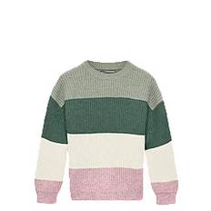 KIDS ONLY Kmgsandy L/S Stripe Pullover Knt Noos |Green |92