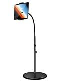 Lamicall Surfplatta Golvstativ, Surfplattehållare - Svanhals Surfplatta Montering med Justerbar Höjd och 4,8 kg Stabil Bas, för iPad Pro 12,9, iPad Air mini 2, 3, 4, 5, Switch, 4,7-13 tum Surfplattor