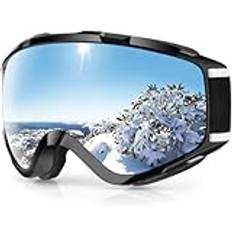 findway Skid- och snöglasögon, 100% UV-skydd Design på OTG-glasögon för män, kvinnor och ungdomar