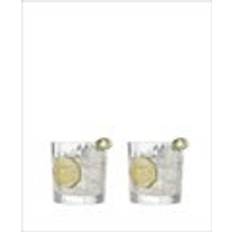 Ginglas, lågt 360ml set/2