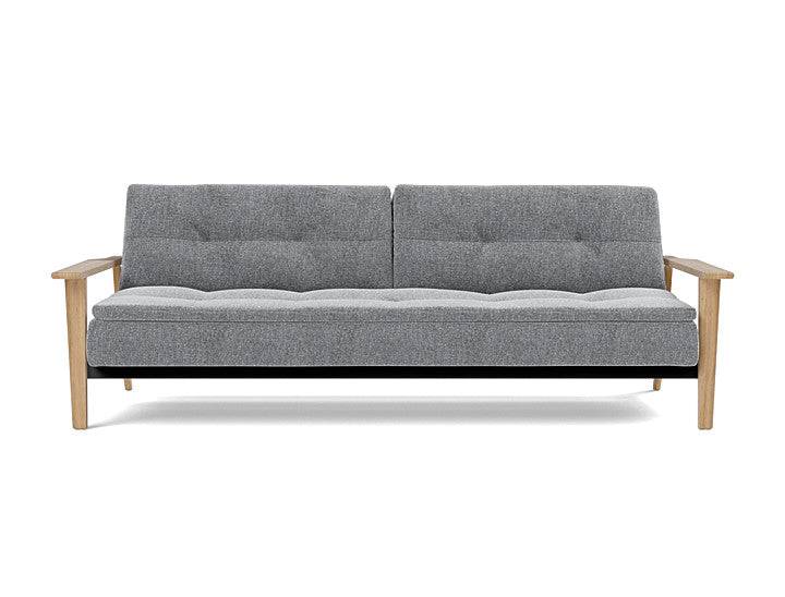 Dublexo Frej Sovesofa - Lys egetræ / 565 Twist Granite