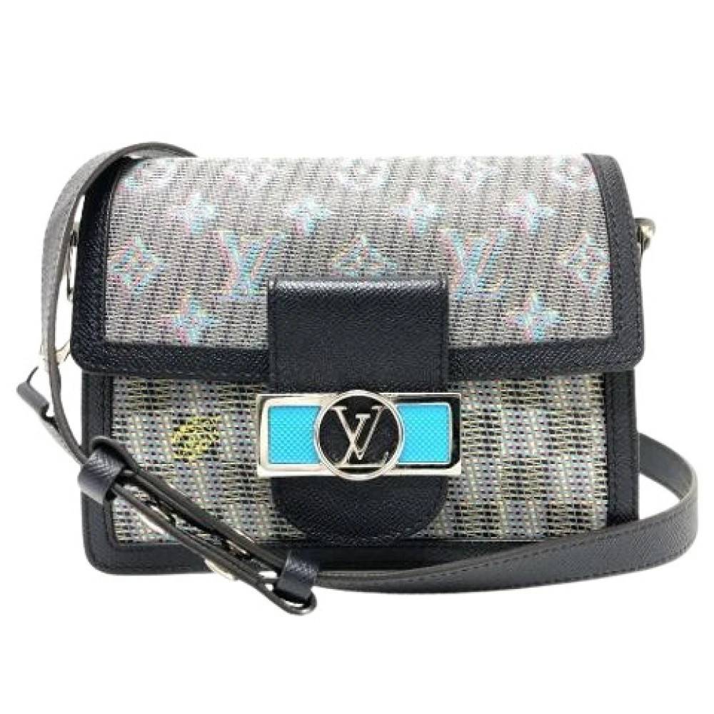 Louis Vuitton Vintage Pre-owned Vintage Skuldertaske - Vintage - unisex - Blå - ONE SIZE - Uld