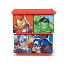 Avengers Förvaringshylla Med Tyglådor Marvel Förvaring 152316 superhjälte barnrum