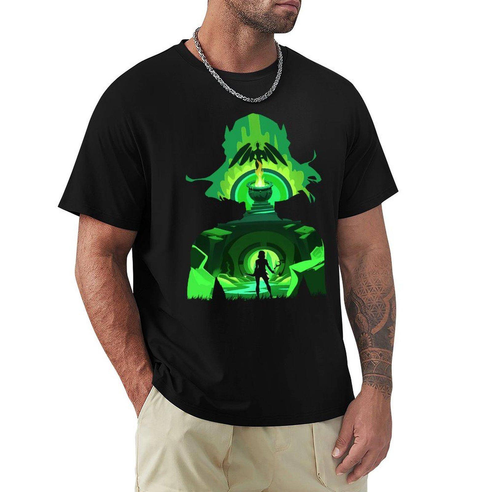 Hades 2 Melinoe Negativ Illusion T-shirt Unisex T-shirt Bomull Högkvalitativ T-shirt cm black