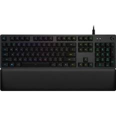 Logitech G G513 CARBON LIGHTSYNC RGB Mechanical Gaming Keyboard, GX Brown, Volle Größe (100%), Kabelgebunden, USB, Mechanischer Switch, RGB-LED, Karbon