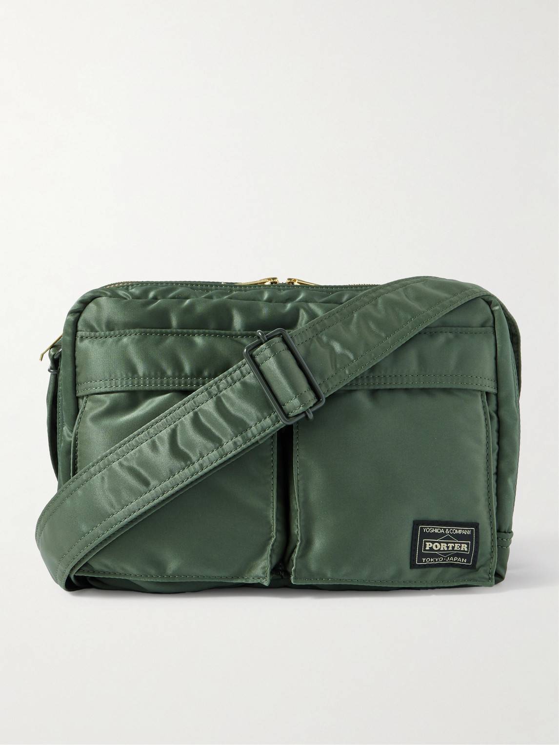 Porter-Yoshida and Co - Tanker Sling Nylon-Twill Messenger Bag - Men - Green