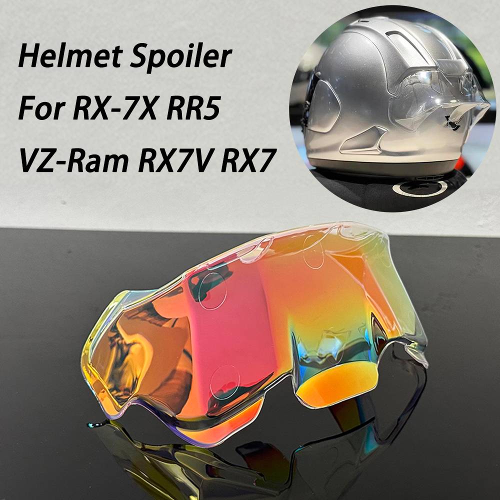 Helmet Decoration Accessories Motorcycle Helmet Spoiler Case for RX7X RX-7X RR5 VZ-Ram RX7V RX7 GP RX7X RR5 Spoiler for Arai