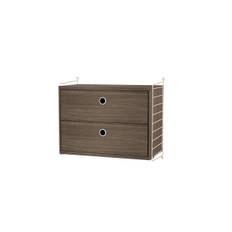 String Bedroom A - Walnut - Vanger | Beige