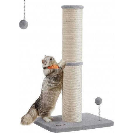 Klöspelare Stolpe för katt sisal och plysch – 50 x 40 x 85 cm