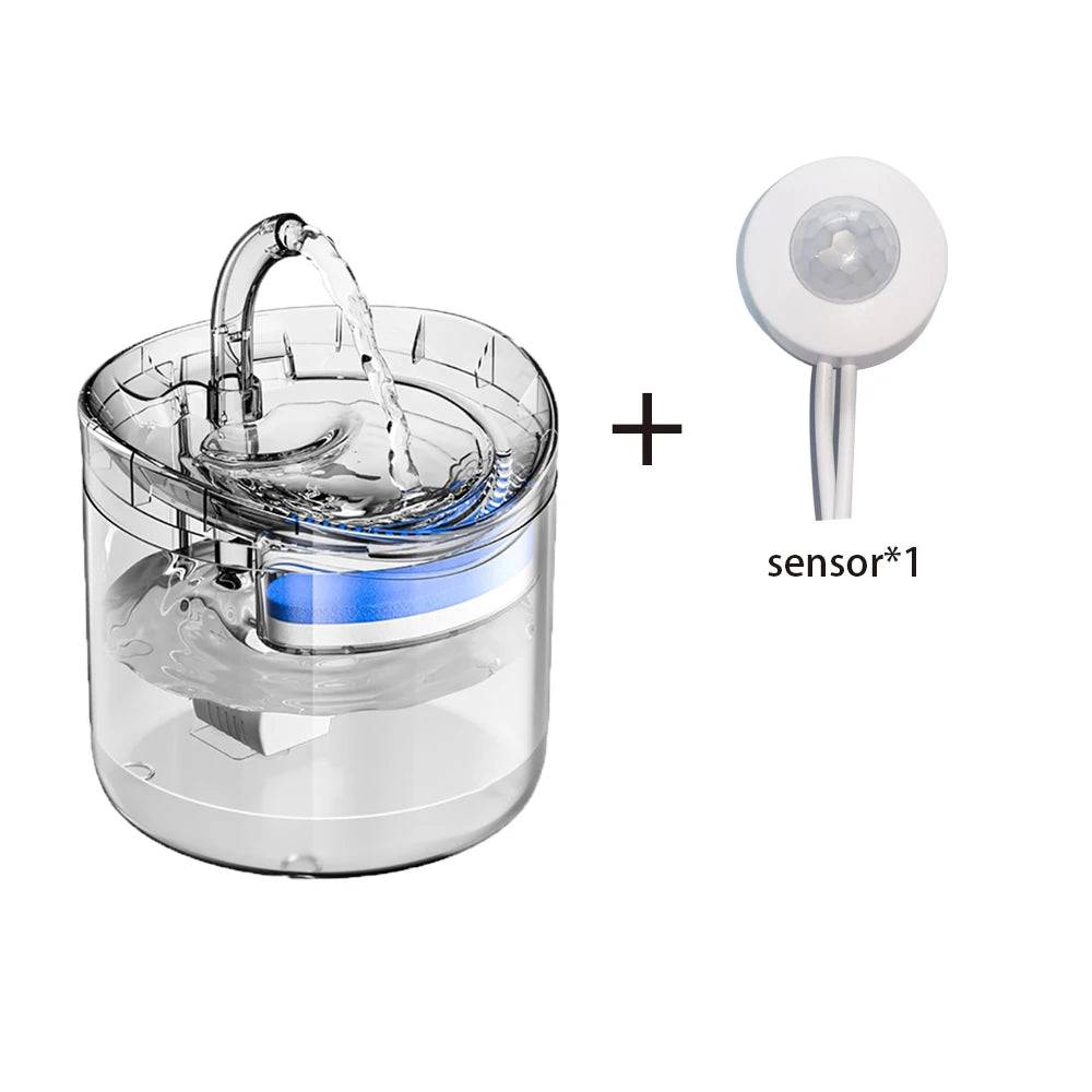 Smart Automatic Pet Water Fountain with Motion Sensor - Set 2