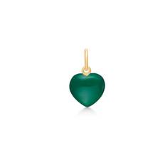Stone heart Grøn onyx Ingen kæde