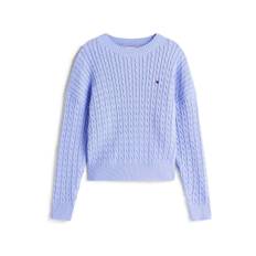 Tommy Hilfiger Tommy Hilfiger Sky Blue Relaxed Cable Knit Jumper
