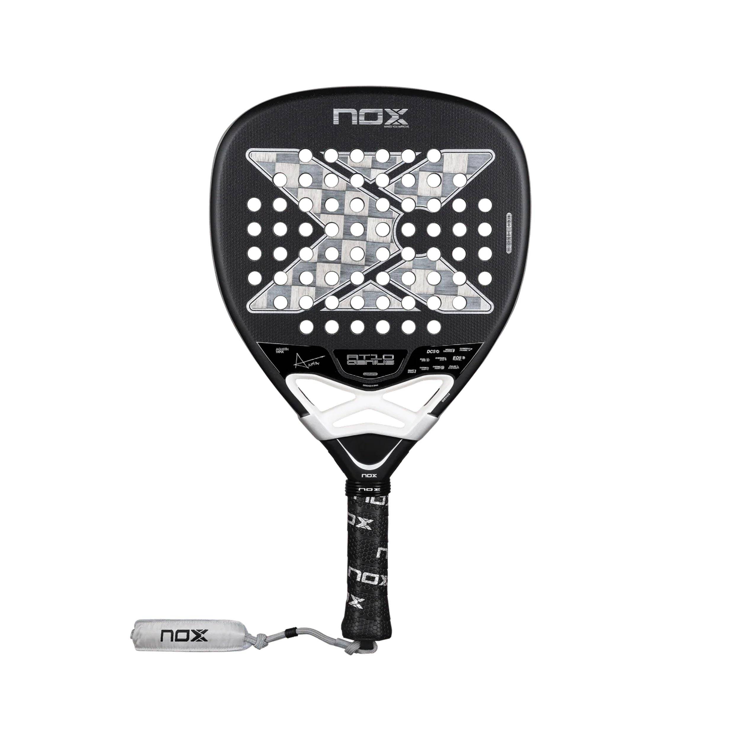 Nox At10 Genius Attack 18k Padelracket - svart