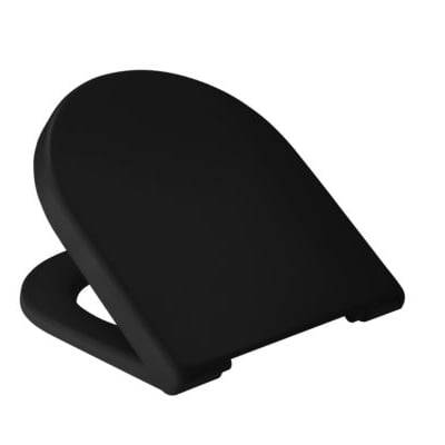 Image DS-3 Compact toiletsæde med soft close, mat sort