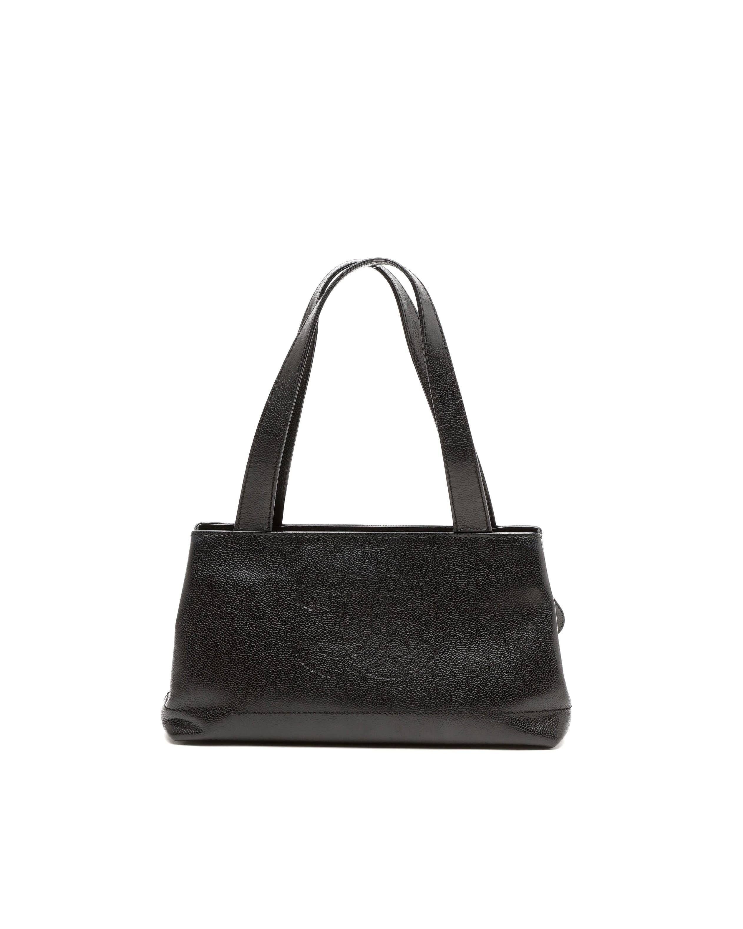 Chanel Caviar CC Shopper Tote Bag - One Size