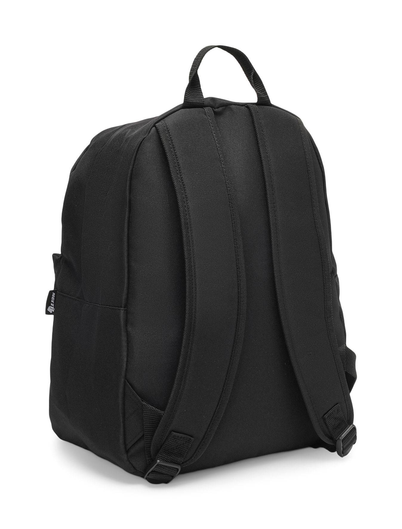 Lejon - Svarta Bagpack - Ryggsäck - Storlek 0 - Invändig laptopficka med kardborre