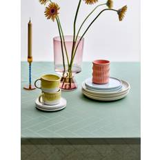 Sødahl Tiles Damask Dug - Hedge Green 140 x 270 cm