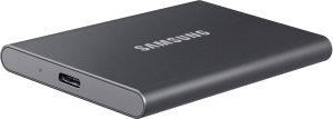 Portable SSD T7 - USB 3.2 / USB-C 2 - 1TB - Grå