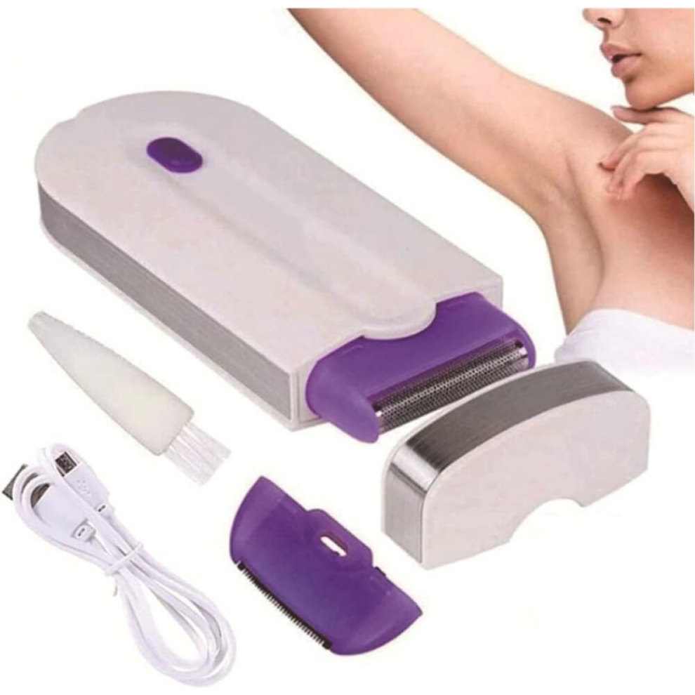 Kvinder Induktion Genopladelig Epilator Laser Hårfjerningsapparat Defeatherer