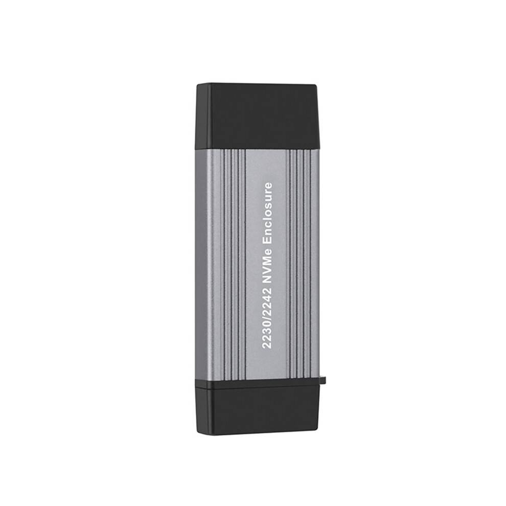 NVME SSD Case M2 Adapter NVME External Enclosure PCIE NVME M/M+B Key to USB 3.1 10Gbps Supports 2230 2242 M.2 SSD Box