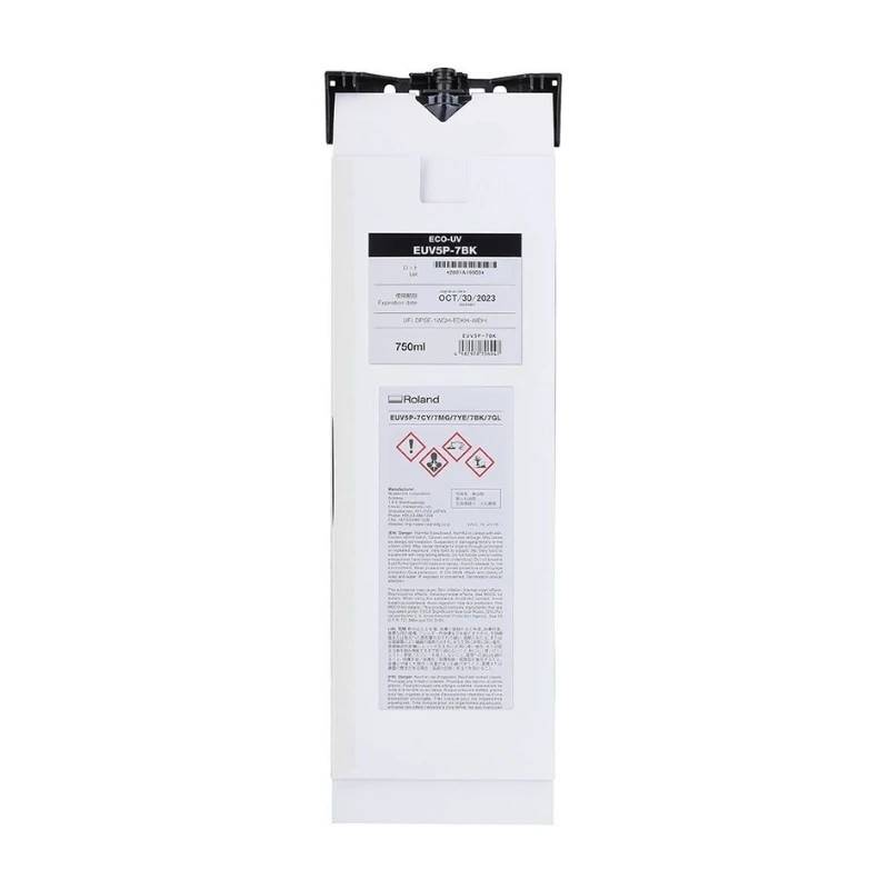 EUV5P-7BK - UV blæk 750ml - Sort