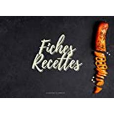 Fiches de recettes: 50 fiches de recettes à remplir. Pour conserver vos meilleures recettes, les illustrer, coller les recettes des magazines. Pour soi ou à offrir. Cadeau pratique pour cuisinière.