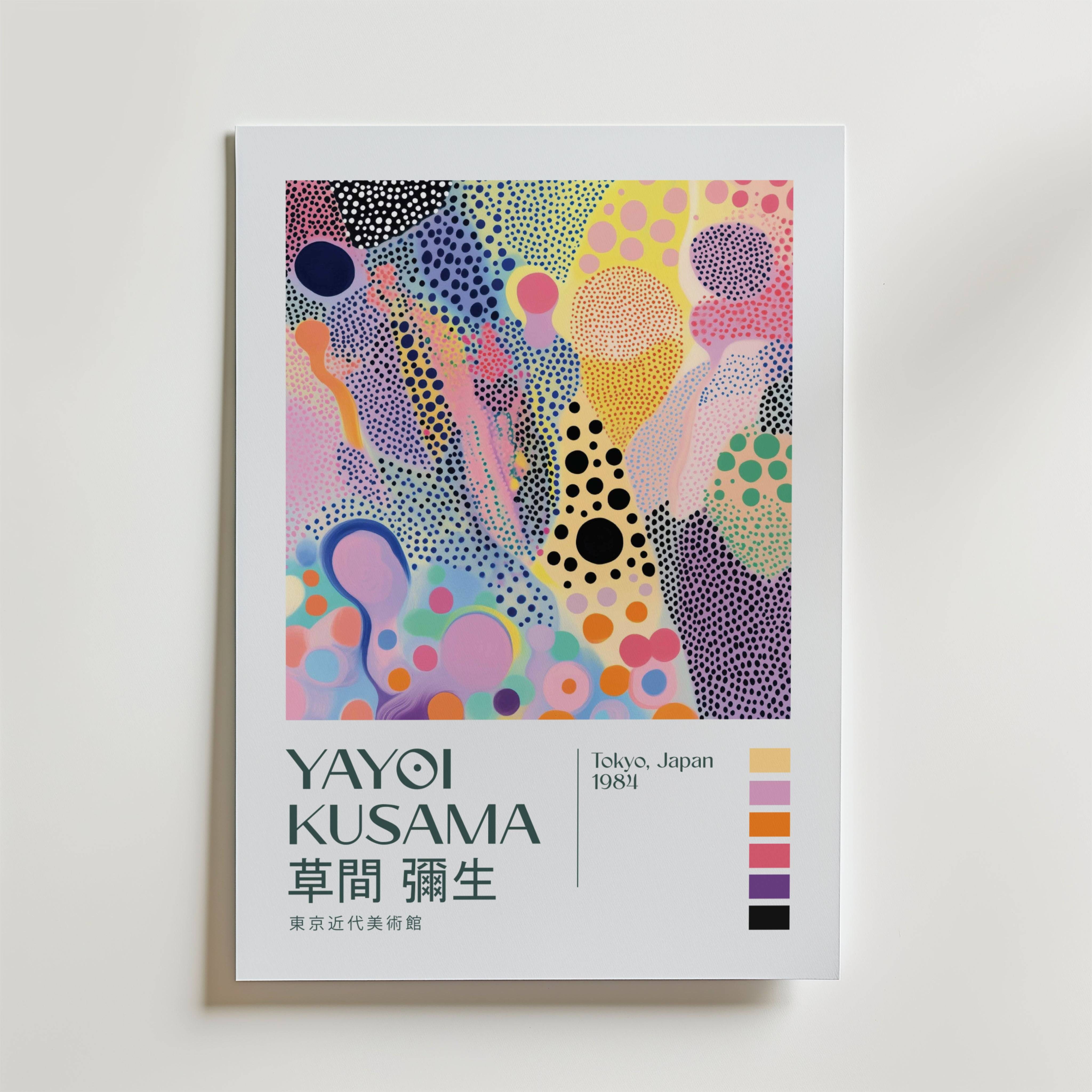 Yayoi Kusama Dreaming Constellations Poster - Fine Art Poster 50x70 cm