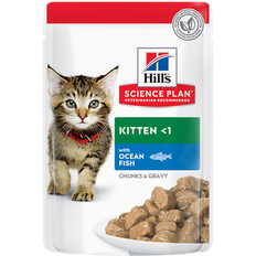 Hills Science Plan Kitten Chicken Ocean Fish Pouch - Wet Cat Food 48 x 85 g