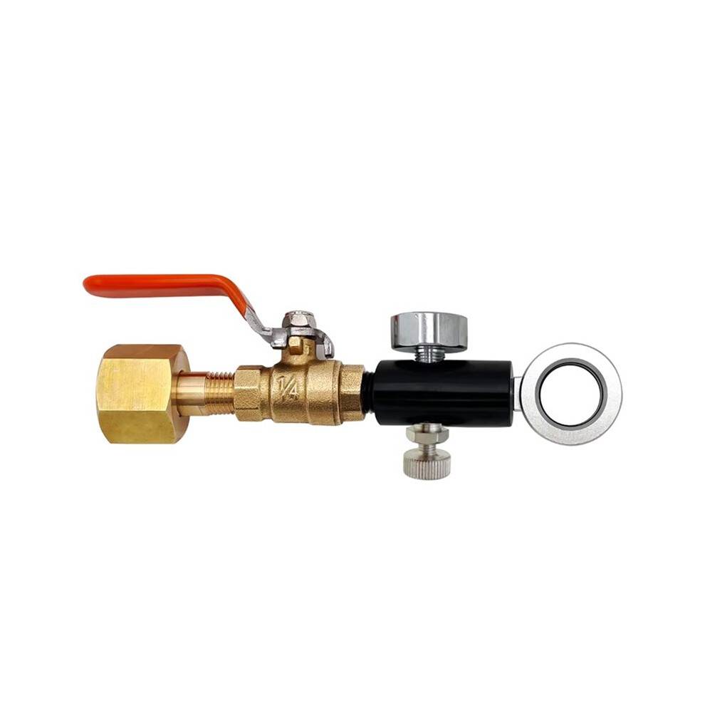 Soda Water CO2 Refill Adapter for Quick Connect Cylinder DUO Art Terra Charging, Valve 2kPsi Gauge C