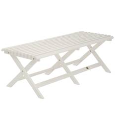 Slite bänk vit, 131 cm - Vit