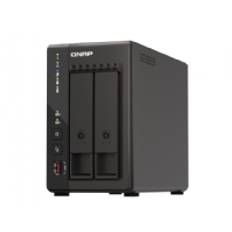 QNAP TS-253E - NAS-server - 2 fack - 16 TB - SATA 6Gb/s - HDD 8 TB x 2 - RAID RAID 0, 1, JBOD - RAM 8 GB - 2.5 Gigabit Ethernet - iSCSI support