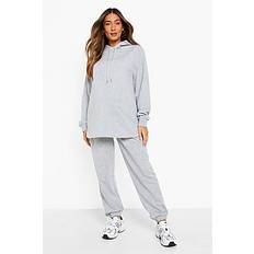 Maternity Hoodie & Joggers Loungewear Set - grey marl - 40