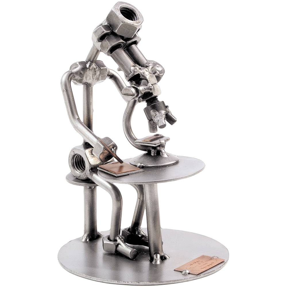 Metallfigur - Laborant - Bioanalytiker