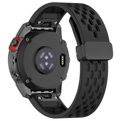 Silikonarmband Sport Garmin Fenix 8 Pro 51mm Svart