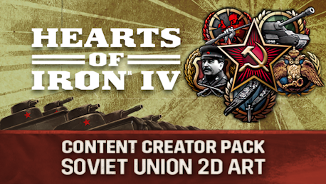 Hearts of Iron IV: Content Creator Pack - Soviet Union 2D Art (PC/MAC)