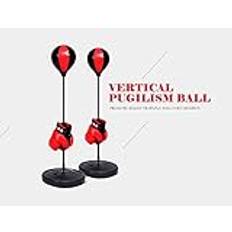 Boxning Punching Speed Set, justerbar höjd Kids Punching Ball Bag Speed Boxing Sports Set Fighting Game med handskar, lämplig för barn och tonåringar att träna