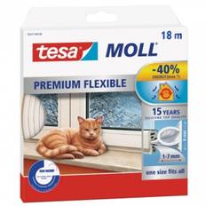 Tesa Premium Flexible Silikone Tætningsliste Hvid – 9mm x 18m