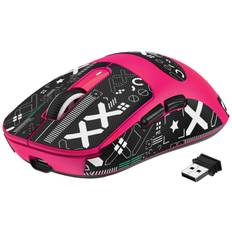x ATTACK SHARK X3 mouse 49g Gaming mouse Wireless USB connection Optical Sensor PAW3395 sensor Maximum 26000DPI Ergonomic design Five buttons For FPS