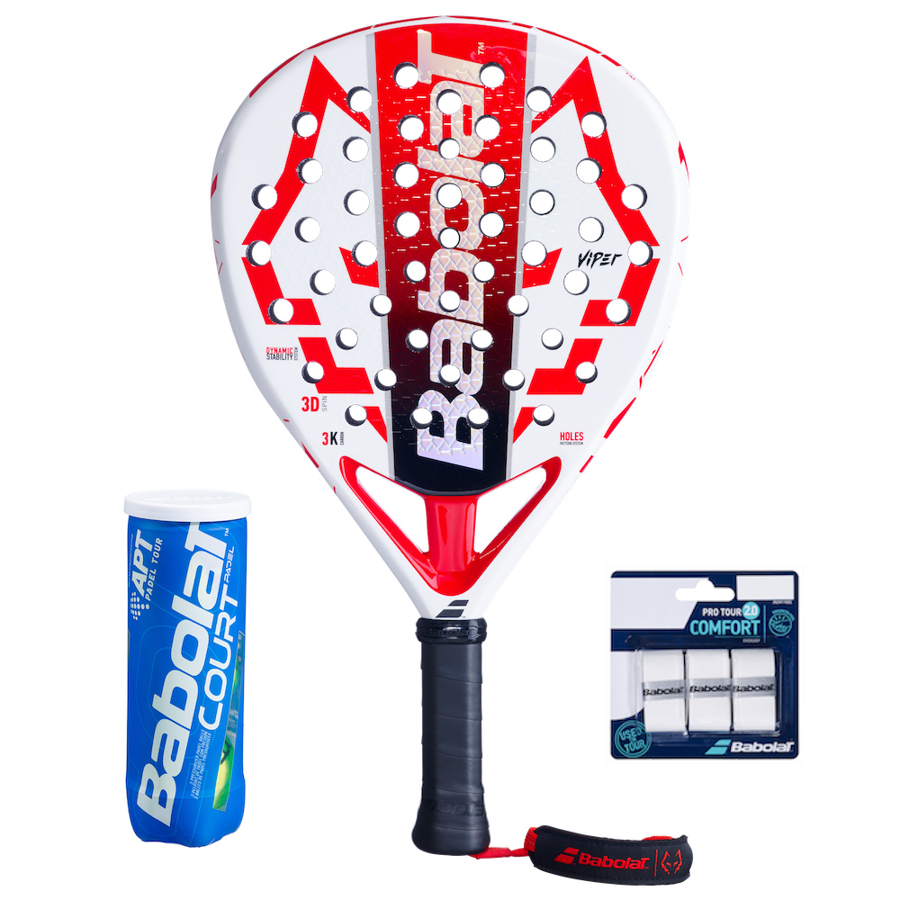 Babolat Viper Juan Lebron 2.5 + Padel Court + Pro Tour 2.0 3-pak